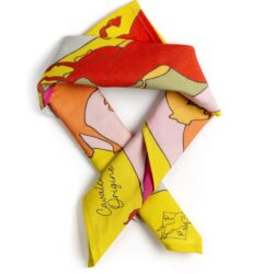Petit carré coton + petit bandeau de soie – Image 2