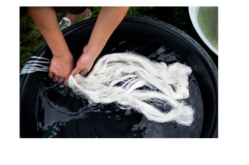 LAVAGE DE SOIE NATUREL